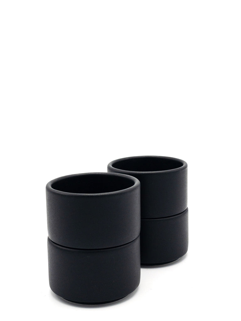 American Modern Espresso Cup – Set of 4 – Matte Black