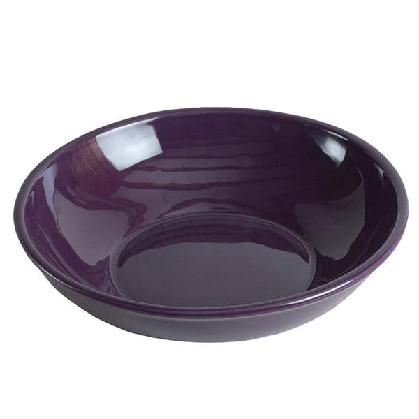Extra large serving bowl purple aztec pattern