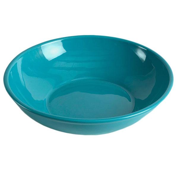 Extra Large Serving Bowl - Turquoise | Aztec Pattern