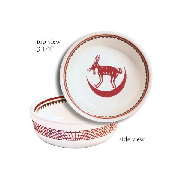 Ramekin mimbreno march hare white maroon mimbreno