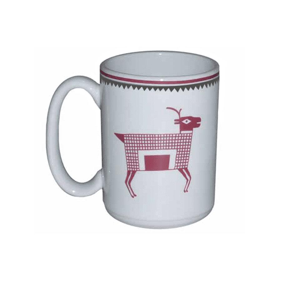 Mug mimbreno antelope maroon white mimbreno 15 oz