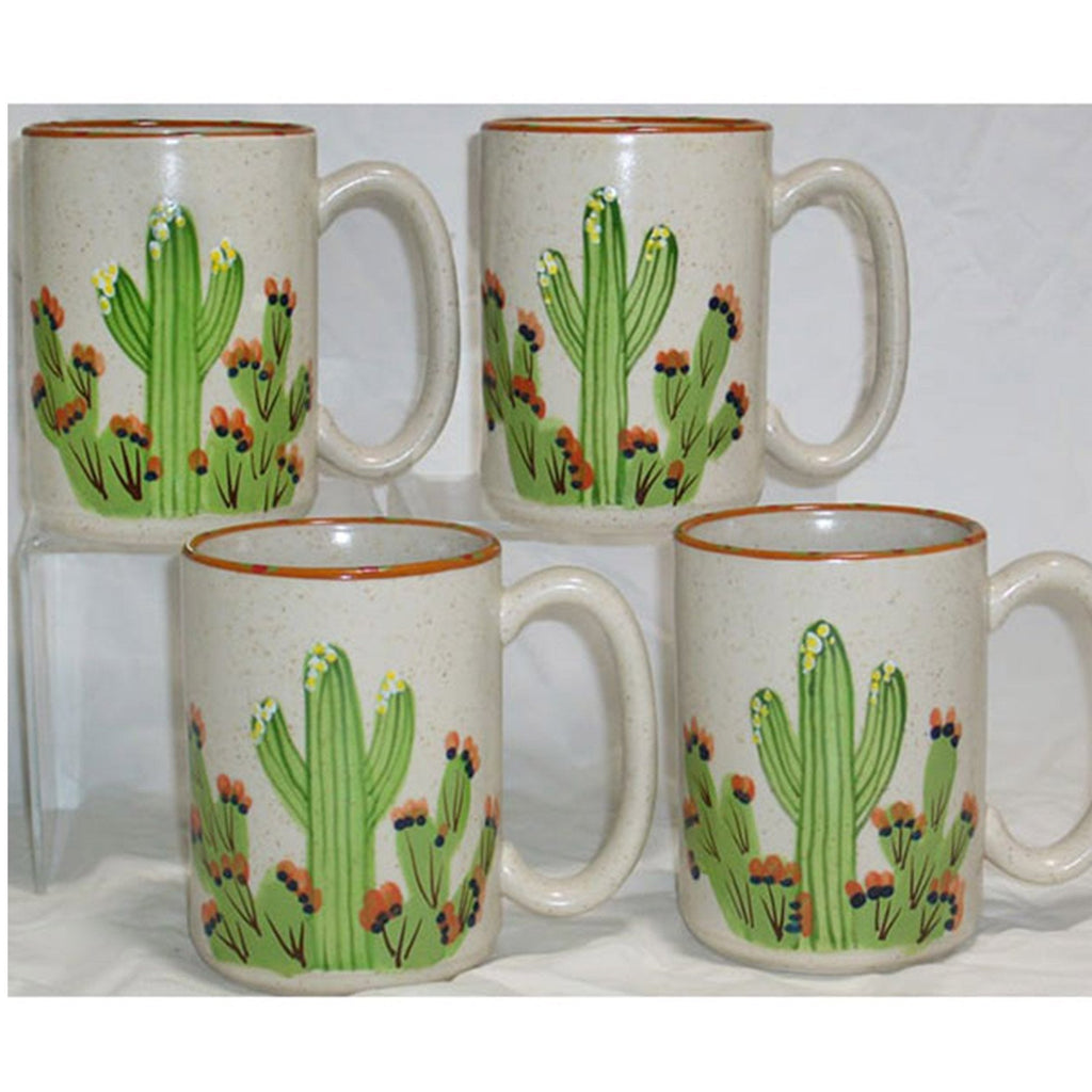 Mug Set - Set of 4 - Sonoran Desert Cactus | Sonoran Desert