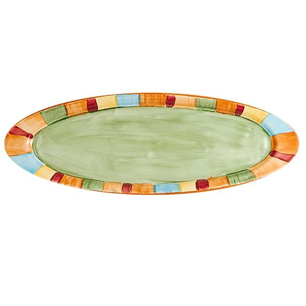 Charcuterie platter colorful striped serape