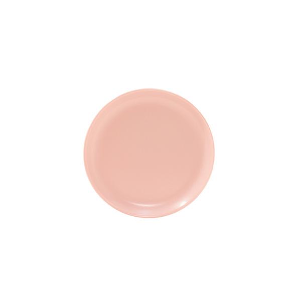 Couped dessert plate set set of 4 matte pink matte pink