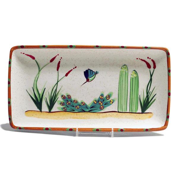 Rectangular serving platter tan southwestern desert sonoran desert