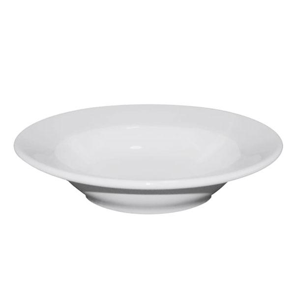 Rimmed Soup Bowl Set - Set of 4 - White | American White