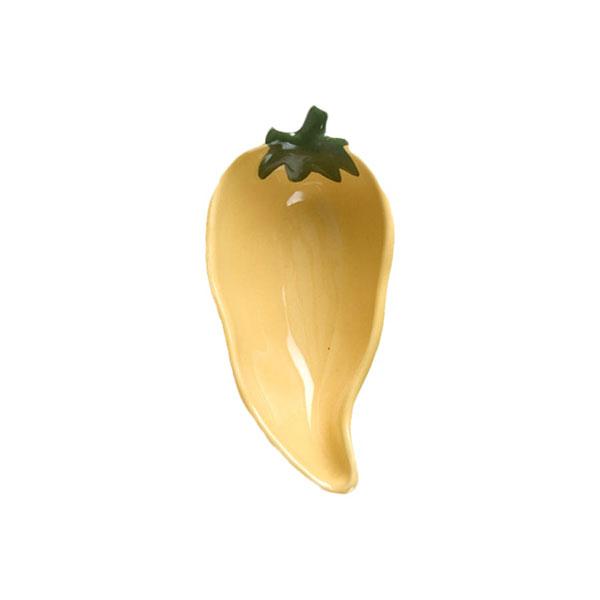 Dipping Dish Bowl Set - Set of 4 - Chile Peppers - Yellow