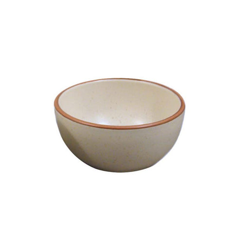 Bowl set set of 4 beige with brown della terra