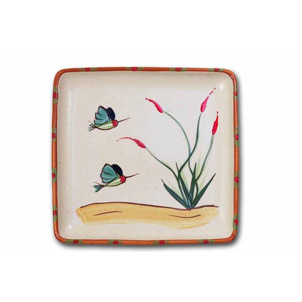 Square platter hummingbird ocotillo sonoran desert
