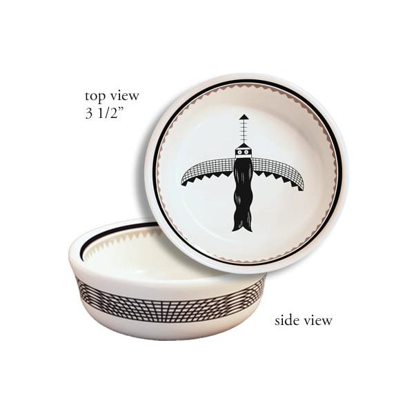 Ramekin - Mimbreño Eagle White & Black | Mimbreño