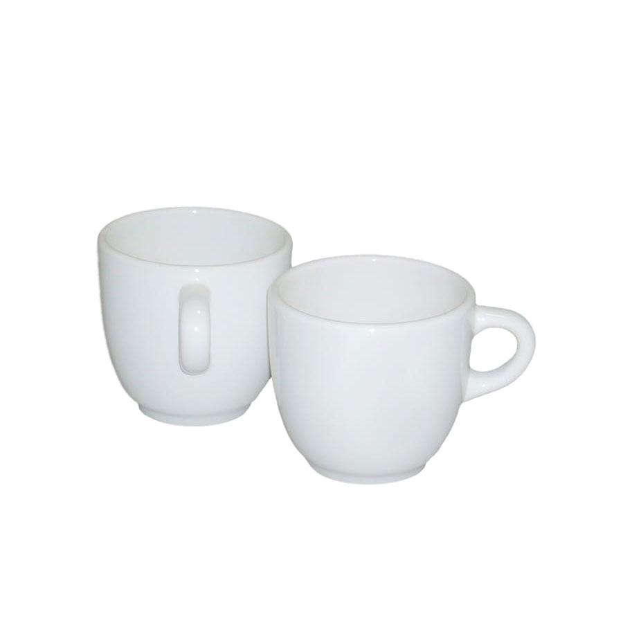 Mug set set of 4 white american bistro