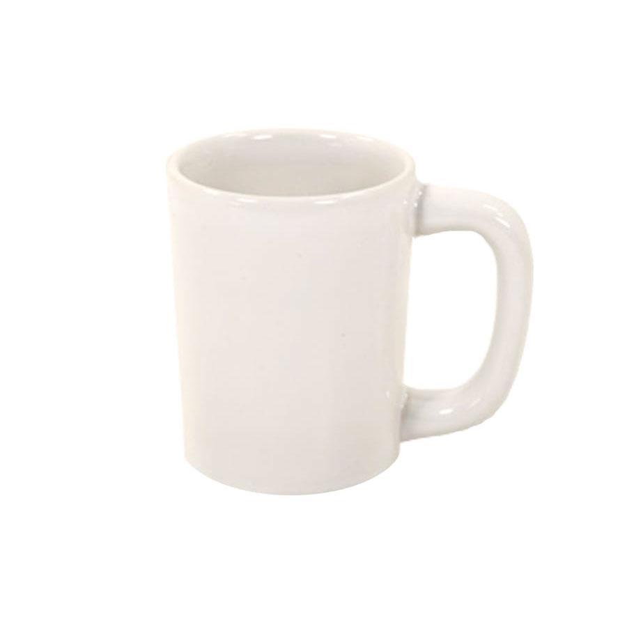 Mug set set of 4 white matte white