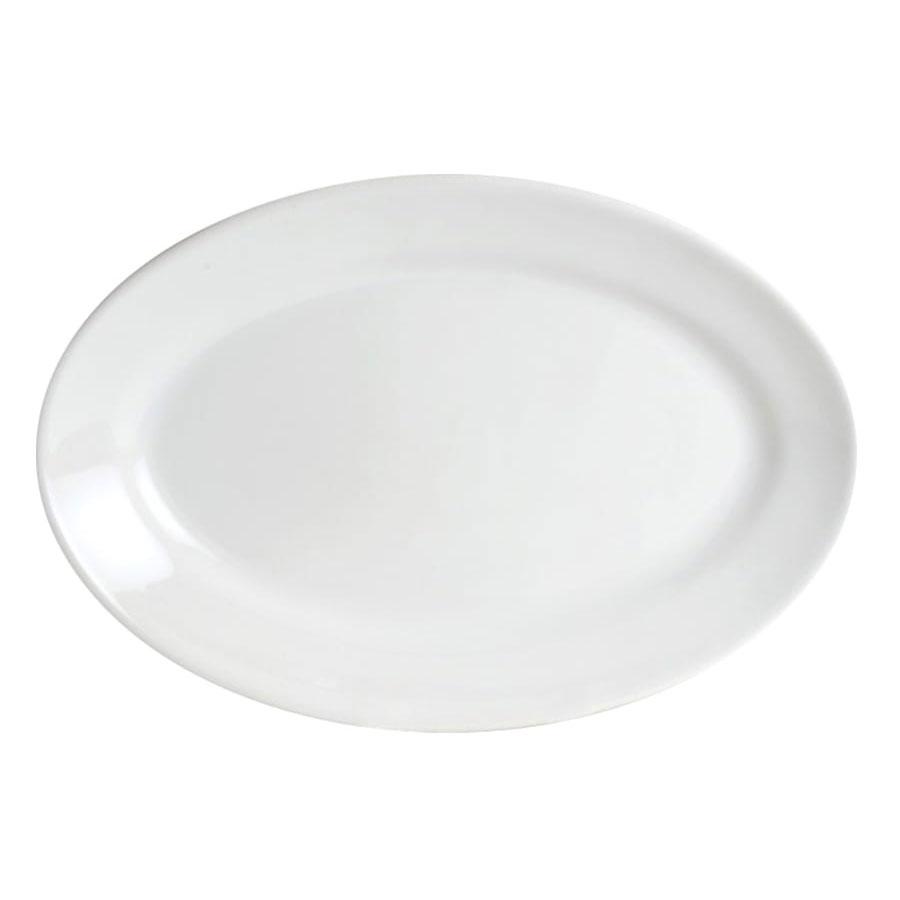 Oval Serving Platter White American White