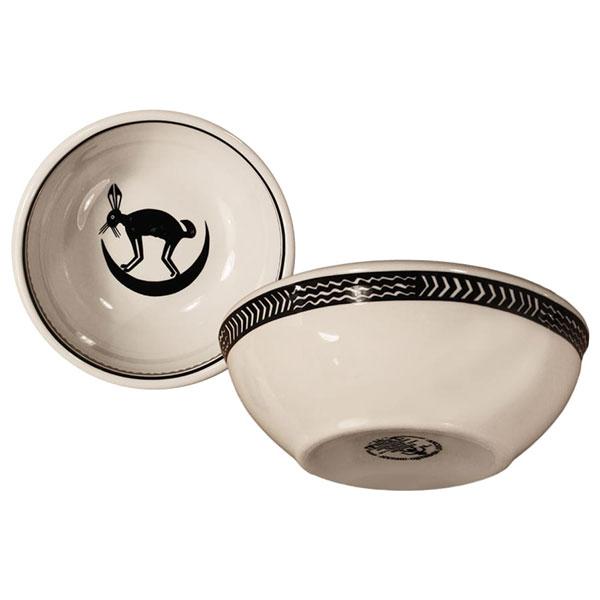 Bowl mimbreno cereal bowl white black mimbreno